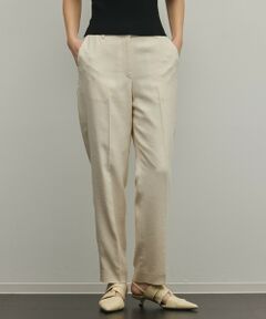 GRACE CONTINENTAL / グレースコンチネンタル スラックス・ドレスパンツ | トリアセ麻調テーパードパンツ