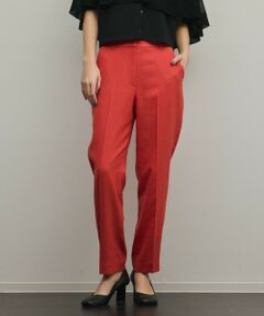 GRACE CONTINENTAL / グレースコンチネンタル スラックス・ドレスパンツ | トリアセ麻調テーパードパンツ