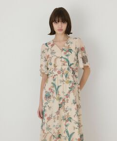 GRACE CONTINENTAL / グレースコンチネンタル ロング・マキシ丈ワンピース | シノワズリプリントワンピース