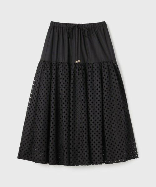 GRACE CONTINENTAL / グレースコンチネンタル ミニ・ひざ丈スカート | メッシュカットワークスカート | 詳細22