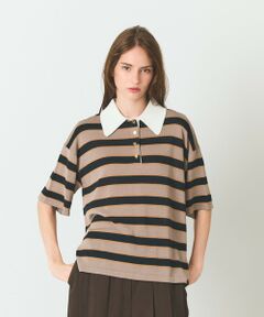 GRACE CONTINENTAL / グレースコンチネンタル カットソー | ボーダーニットトップ