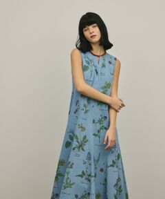 GRACE CONTINENTAL / グレースコンチネンタル ドレス | ボタニカルプリントフレアワンピース