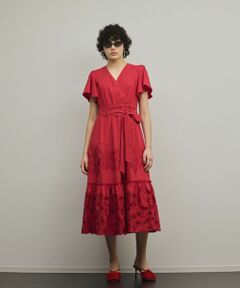 GRACE CONTINENTAL / グレースコンチネンタル ロング・マキシ丈ワンピース | カットワーク刺繍ワンピース