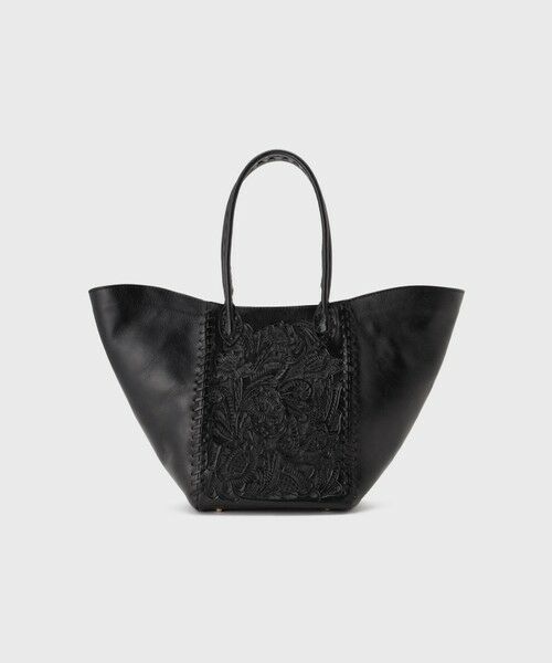 GRACE CONTINENTAL / グレースコンチネンタル トートバッグ | CurveTotebag（ブラック）