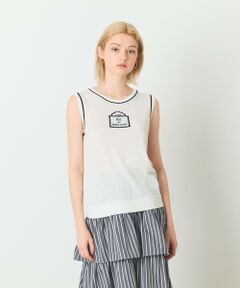 GRACE CONTINENTAL / グレースコンチネンタル その他トップス | ロゴモチーフラメノースリーブ
