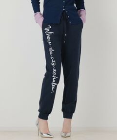GRACE CONTINENTAL / グレースコンチネンタル その他パンツ | ロゴプリントスウェットパンツ