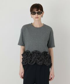 GRACE CONTINENTAL / グレースコンチネンタル カットソー | フリルヘムカットトップ