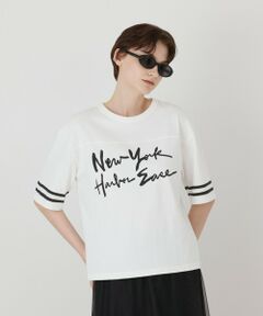 GRACE CONTINENTAL / グレースコンチネンタル カットソー | カレッジロゴプリントTシャツ