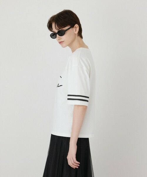 GRACE CONTINENTAL / グレースコンチネンタル カットソー | カレッジロゴプリントTシャツ | 詳細8