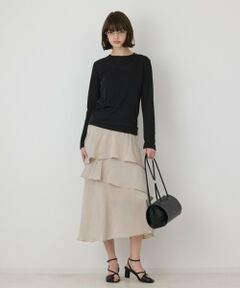 GRACE CONTINENTAL / グレースコンチネンタル ミニ・ひざ丈スカート | フレアティアードスカート