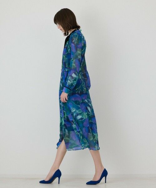 GRACE CONTINENTAL / グレースコンチネンタル ロング・マキシ丈ワンピース | ローズプリントフレアワンピース | 詳細3