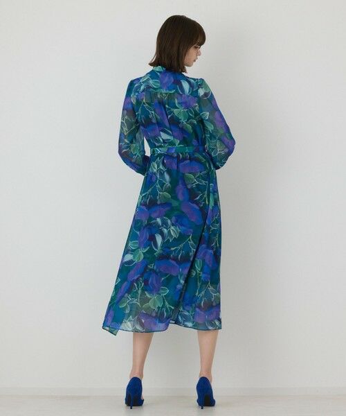 GRACE CONTINENTAL / グレースコンチネンタル ロング・マキシ丈ワンピース | ローズプリントフレアワンピース | 詳細4