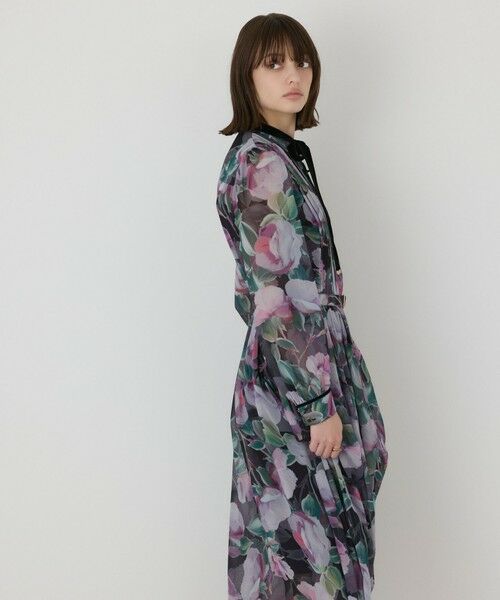 GRACE CONTINENTAL / グレースコンチネンタル ロング・マキシ丈ワンピース | ローズプリントフレアワンピース | 詳細17