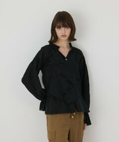 GRACE CONTINENTAL / グレースコンチネンタル シャツ・ブラウス | カットワークキャミ付カフタンブラウス
