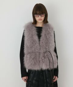 GRACE CONTINENTAL / グレースコンチネンタル ベスト | 【イベント店舗・ONLINE STORE先行アイテム】カシミヤファージレ