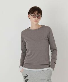 GRACE CONTINENTAL / グレースコンチネンタル カットソー | ラメクルーカットトップ