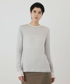 GRACE CONTINENTAL / グレースコンチネンタル カットソー | シルクベアカットトップ