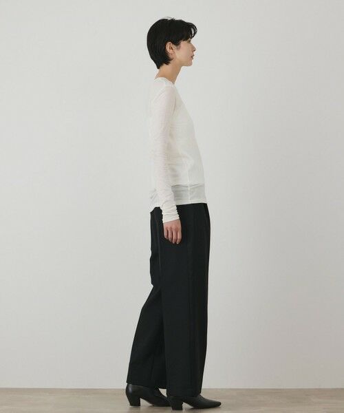 GRACE CONTINENTAL / グレースコンチネンタル カットソー | シルクベアカットトップ | 詳細4
