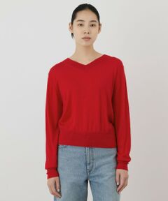 GRACE CONTINENTAL / グレースコンチネンタル ニット・セーター | バイカラーウールニットトップ