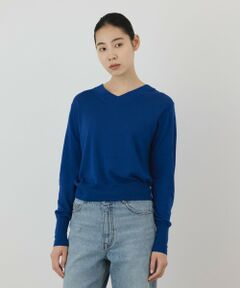 GRACE CONTINENTAL / グレースコンチネンタル ニット・セーター | バイカラーウールニットトップ