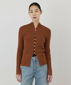 GRACE CONTINENTAL / グレースコンチネンタル ニット・セーター | ボタンリブニットカーディガン