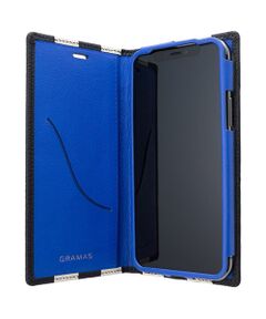 Shrunken-calf Leather Book Case SAPEUR for iPhone 11 Pro