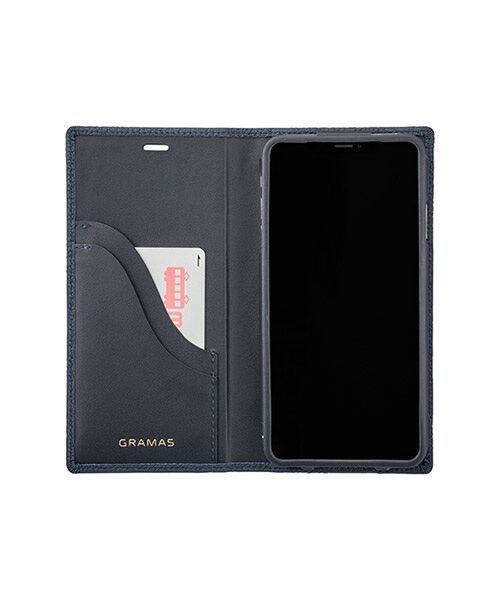 GRAMAS / グラマス モバイルケース | Shrunken-calf Leather Book Case for iPhone XS | 詳細3