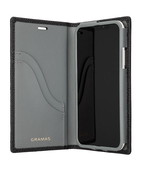 GRAMAS / グラマス モバイルケース | Shrunken-calf Leather Book Case for iPhone XS | 詳細7
