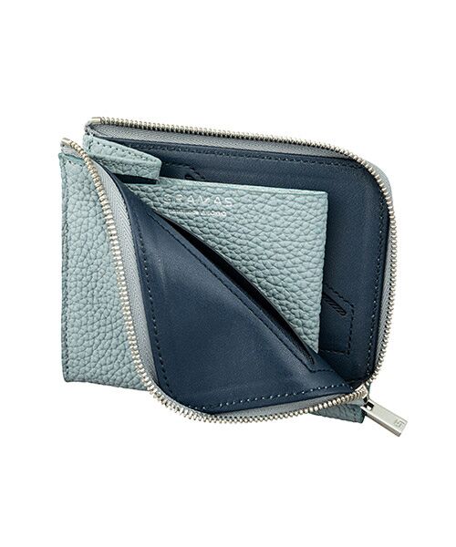 German Shrunken-calf L Shaped Zipper mini Wallet Ver.2 （財布