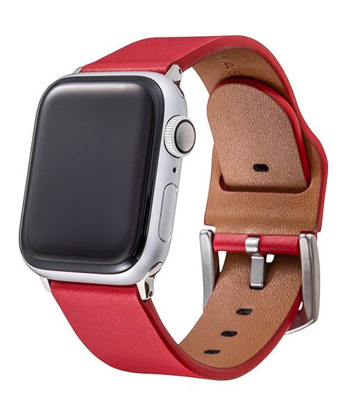 Genuine Leather Watchband for Apple Watch 5/4/3(44/42mm) （腕時計 ...