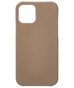Shrunken-calf Leather Shell Case for New iPhone 5.4"