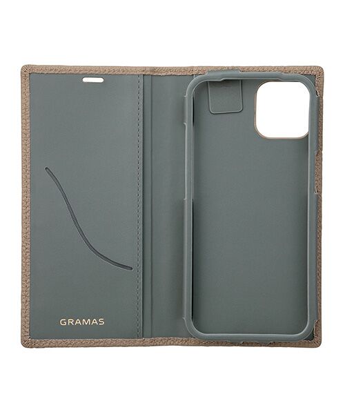 GRAMAS / グラマス モバイルケース | Shrunken-calf Leather Book Case for iPhone 13 | 詳細6