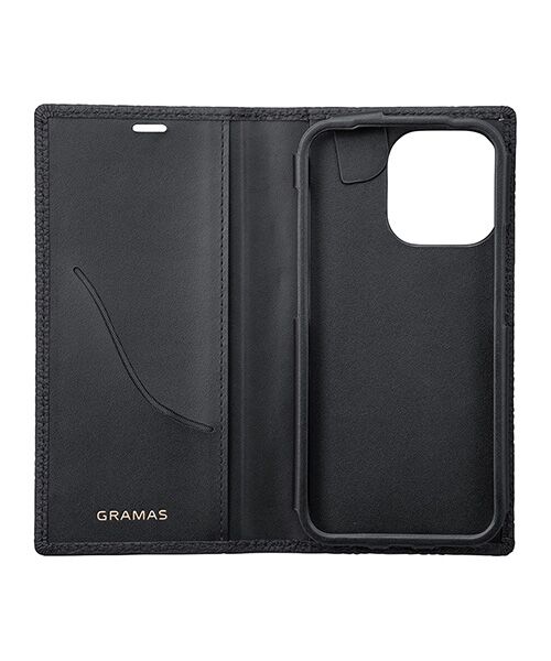 GRAMAS / グラマス モバイルケース | Shrunken-calf Leather Book Case for iPhone 13 Pro | 詳細1
