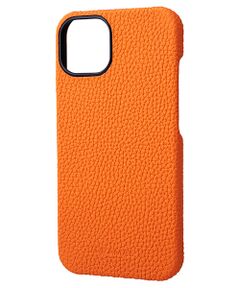 Shrunken-calf Leather Shell Case for iPhone 13 Pro