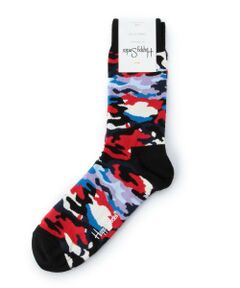 □[ハッピーソックス]Happy Socks CAMO ソックス