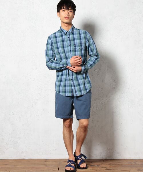 セール セーブ カーキ ユナイテッド Save Khaki United Madras Work Wd シャツ シャツ ブラウス Green Label Relaxing グリーンレーベル リラクシング ファッション通販 タカシマヤファッションスクエア