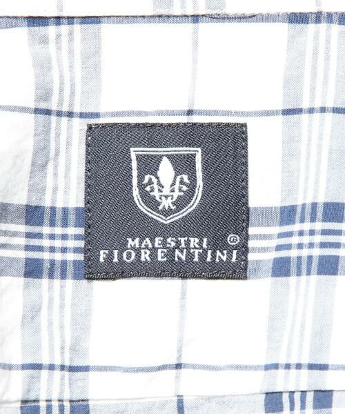 □★[マエストリ フィオレンティーニ]　MAESTRI FIORENTINI CHECK BD シャツ