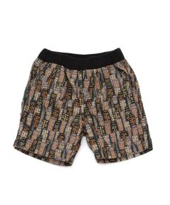 green label relaxing / グリーンレーベル リラクシング パンツ | Andover Fabrics ニューヨークプリントパンツ5分丈