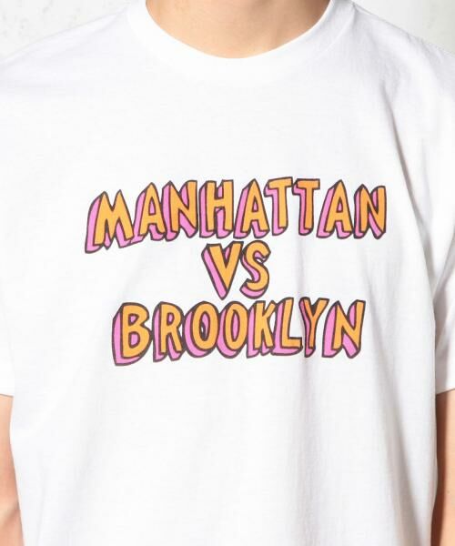 green label relaxing / グリーンレーベル リラクシング カットソー | GM-T MANHATTAN VS BROOKLYN Tシャツ | 詳細8