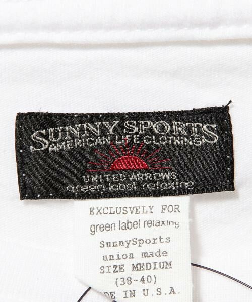 green label relaxing / グリーンレーベル リラクシング カットソー | [サニースポーツ]SUNNY　SPORT WAPPEN ポケットTシャツ | 詳細9