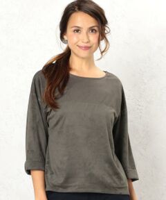 green label relaxing / グリーンレーベル リラクシング カットソー | CF スウェード パンチング プルオーバー カットソー