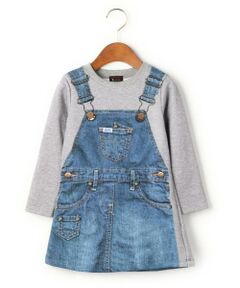 green label relaxing / グリーンレーベル リラクシング ベビー・キッズウエア | 【KIDS】LEE デニムプリントワンピース