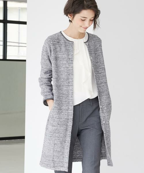 セール】 CR A/W/N KNIT TWD LG ニットジャケット （ニット・セーター