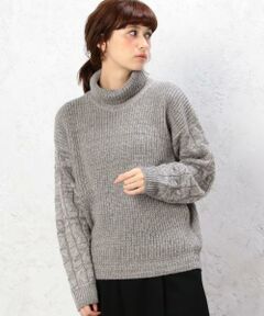 CF ソデケーブルアゼ TTL プルオーバー ニット