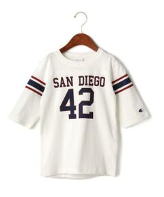 green label relaxing / グリーンレーベル リラクシング ベビー・キッズウエア | 【JUNIOR】別注 Champion(チャンピオン) 7部 プリント Tシャツ