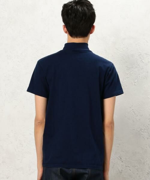 [ベルバシーン] BC Velva Sheen GLR INDIGO モックネック Tシャツ