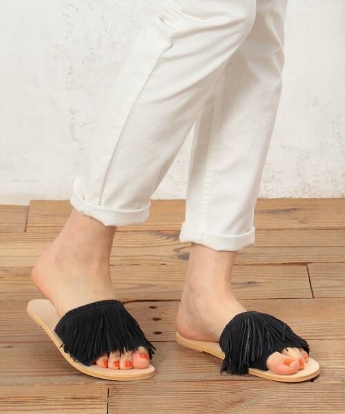 セール Marcus B Kc フリンジサンダル サンダル Green Label Relaxing グリーンレーベル リラクシング ファッション通販 タカシマヤファッションスクエア