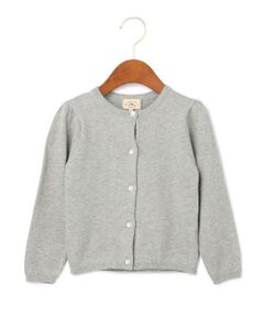 green label relaxing / グリーンレーベル リラクシング ベビー・キッズウエア | 【KIDS】コットン バックタックリボン カーディガン