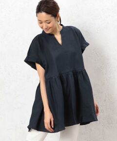 KF EMIN ＆ PAUL LINEN TUNIC PO ブラウス