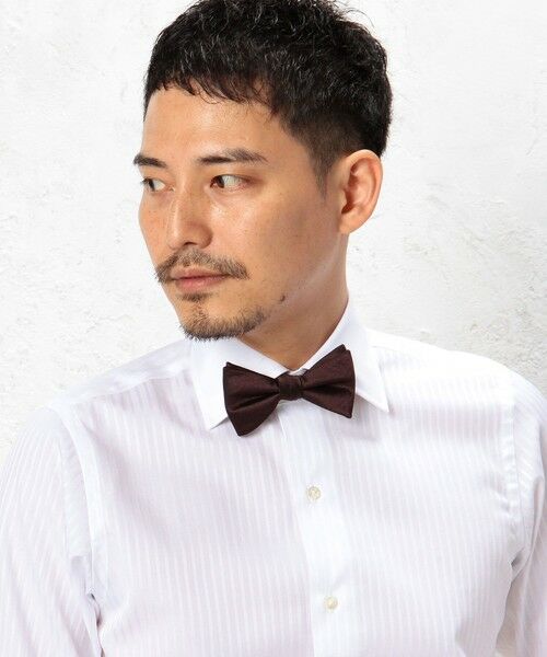 green label relaxing / グリーンレーベル リラクシング その他小物 | ミニ ヘリンボーン ソリッド ボウタイ 蝶ネクタイ | 詳細9